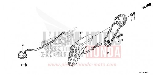 TAILLIGHT/LICENSE LIGHT C125AK de 2019